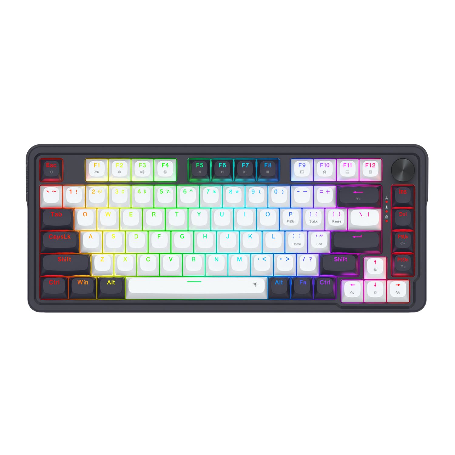 RD-K673WB-RGB-M_Redragon-K673-UCAL-75-Magnetic-Ultramag-Switch-Wired-Keyboard-Black_wr_02a Redragon K673 UCAL 75% Magnetic Ultramag Switch Wired Keyboard - Black