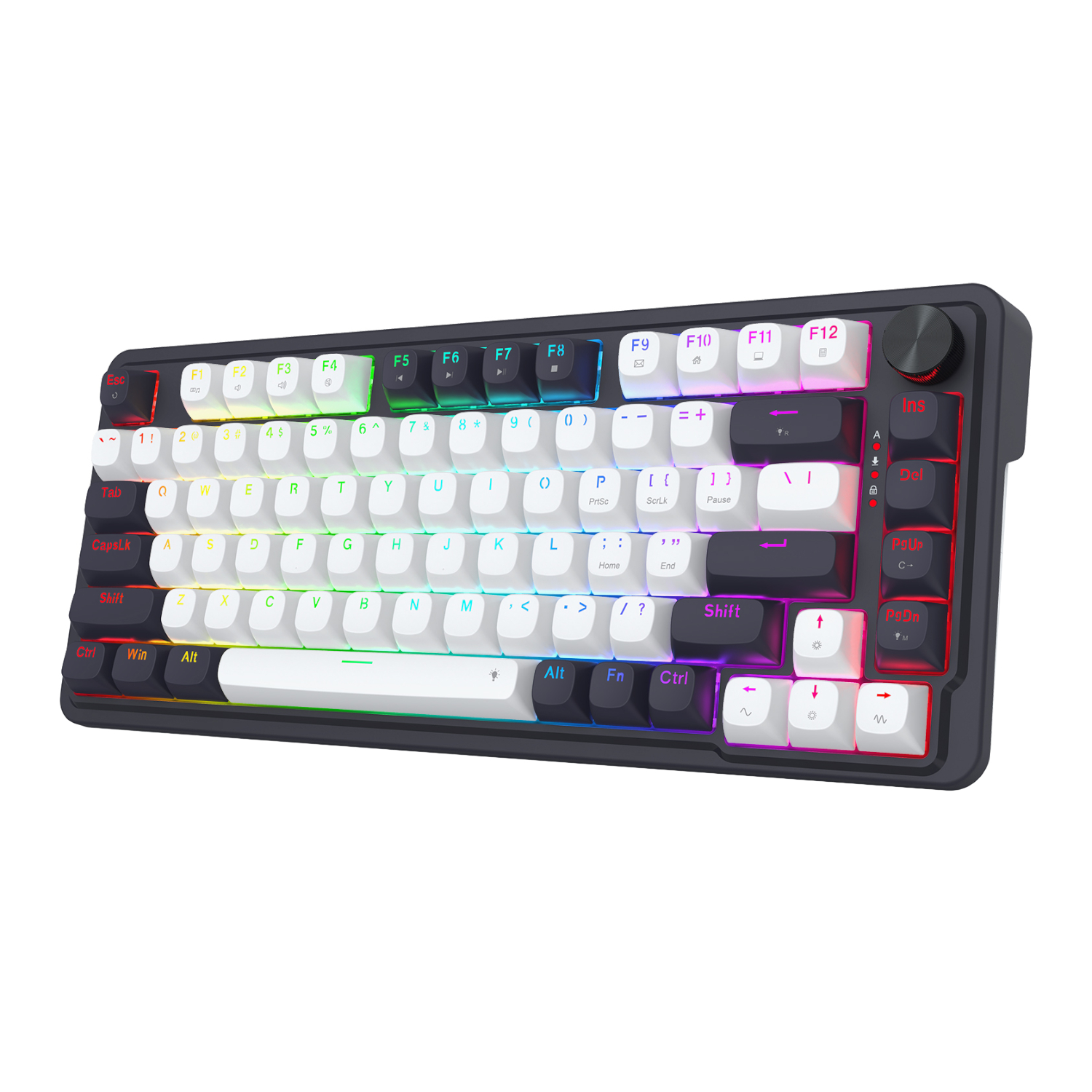 RD-K673WB-RGB-M_Redragon-K673-UCAL-75-Magnetic-Ultramag-Switch-Wired-Keyboard-Black_wr_04a Redragon K673 UCAL 75% Magnetic Ultramag Switch Wired Keyboard - Black