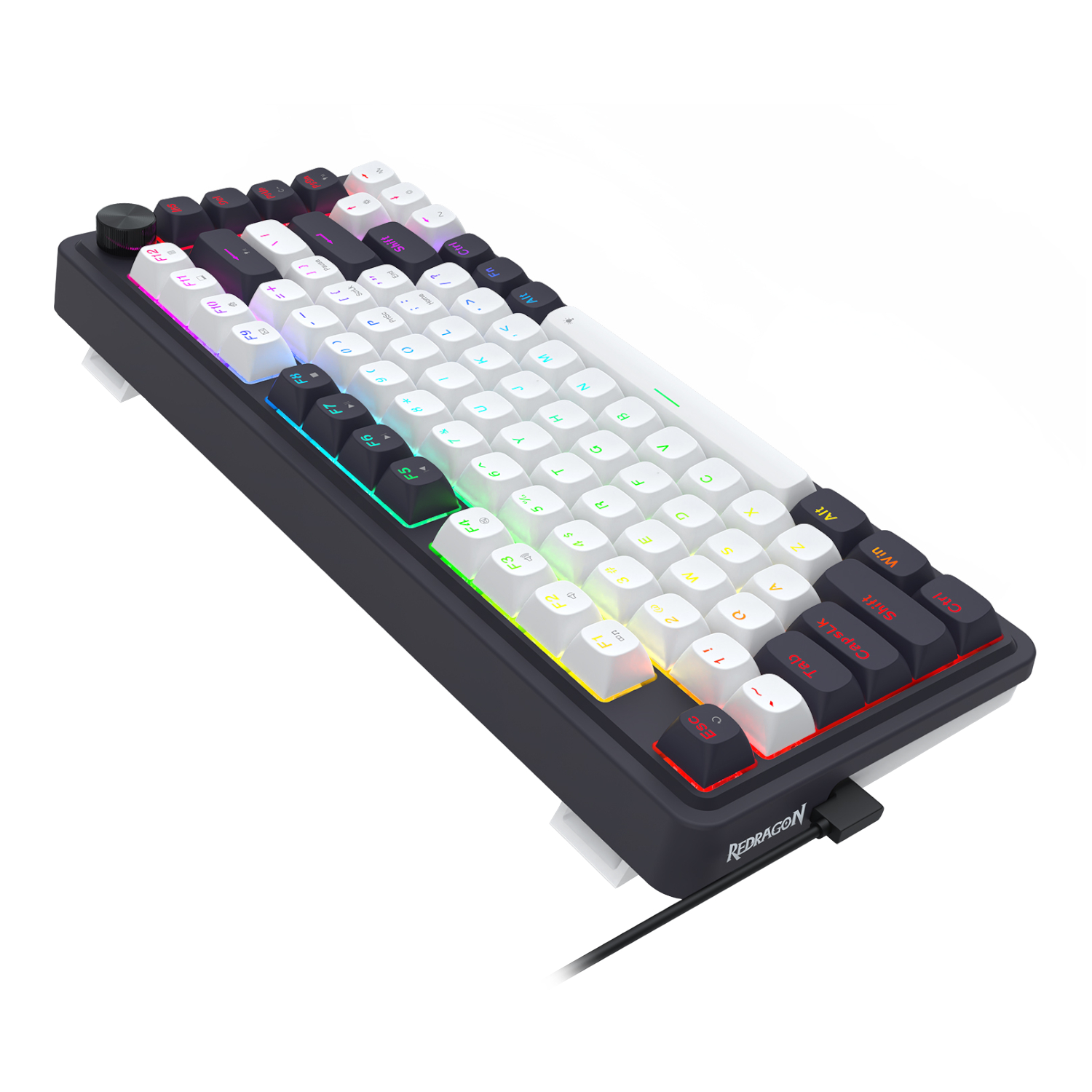 RD-K673WB-RGB-M_Redragon-K673-UCAL-75-Magnetic-Ultramag-Switch-Wired-Keyboard-Black_wr_05a Redragon K673 UCAL 75% Magnetic Ultramag Switch Wired Keyboard - Black
