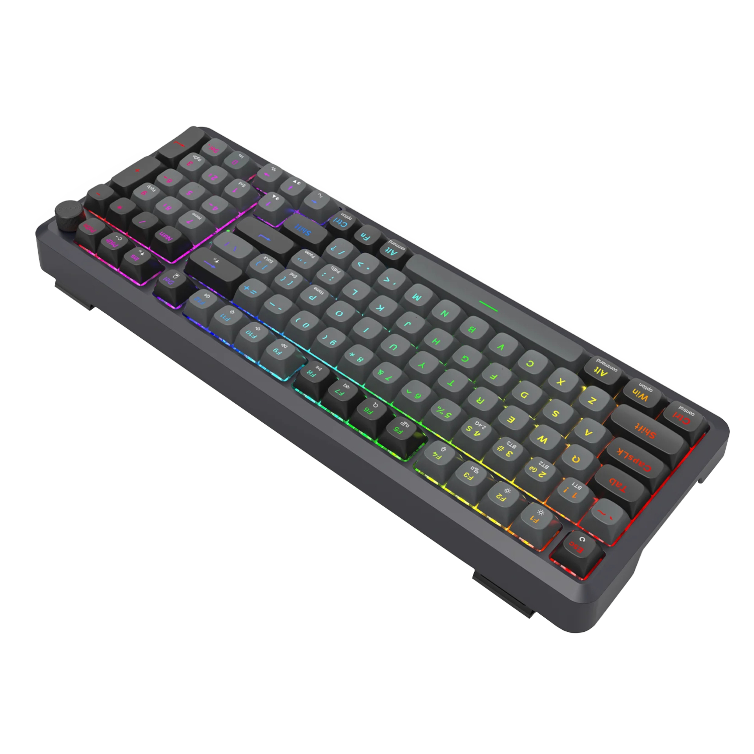 RD-K688GB-RGB-PRO_REDRAGON-KB-MECH-BRAGI-PRO-RGB-BK_wr_04 Redragon BRAGI PRO K688 98+1 Gasket Wireless Mechanical Keyboard (Triple Mode, RGB, Hot-Swappable, Cream Linear Switches)