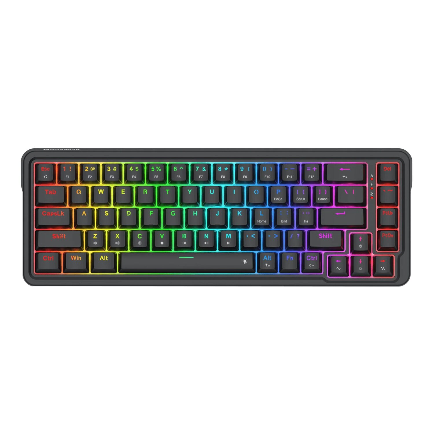 RD-K709-RGB-WR-02 Redragon NOVA K709 65% Wired Gasket RGB Gaming Keyboard - Black