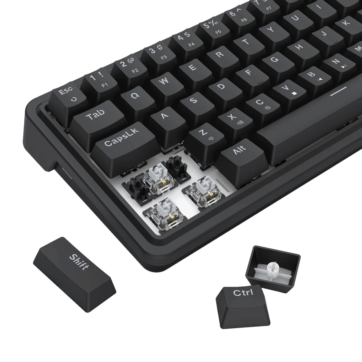 RD-K709-RGB-WR-04 Redragon NOVA K709 65% Wired Gasket RGB Gaming Keyboard - Black