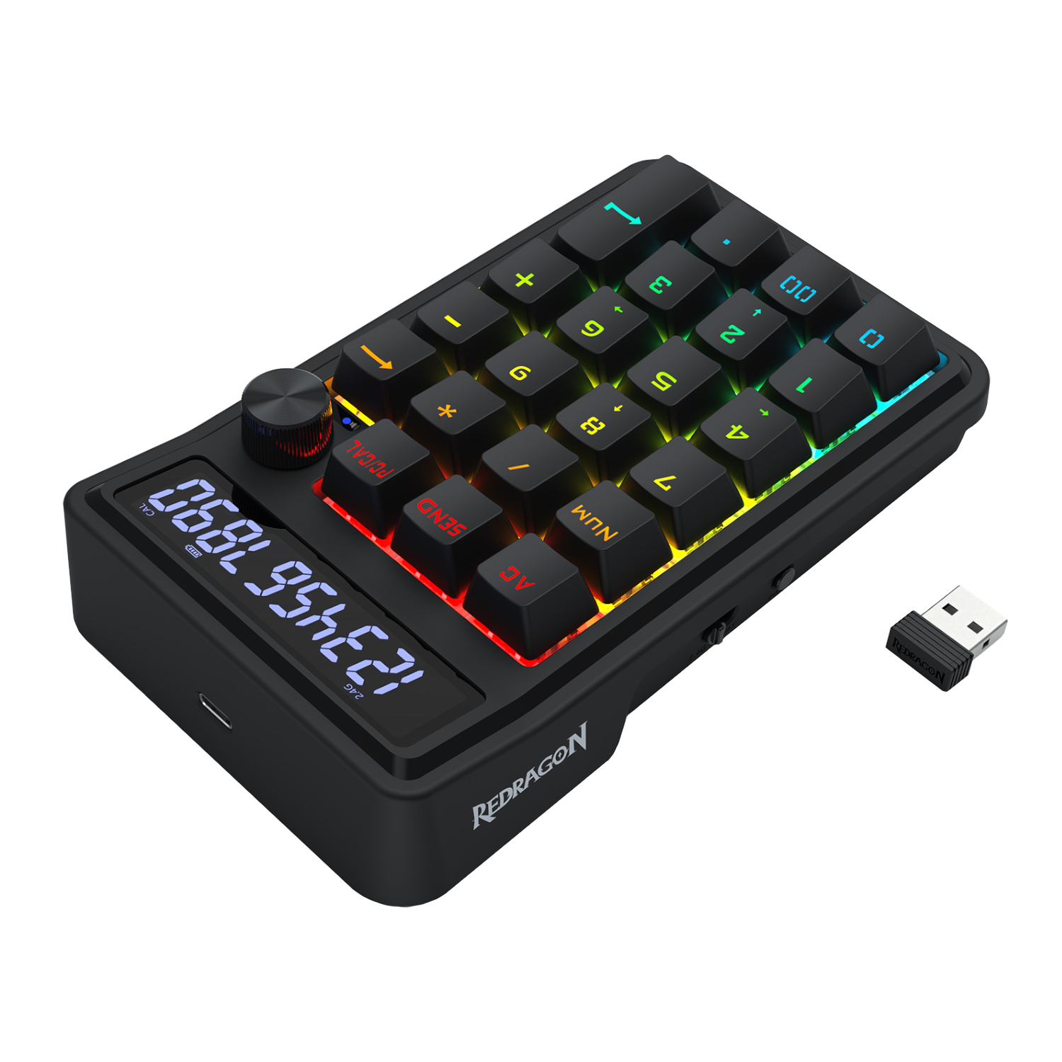 RD-K733-RGB-WL_Redragon-K733-COVE-RGB-Wireless-Mechanical-Numpad-Keyboard_wr_05a Redragon K733 COVE RGB Wireless Mechanical Numpad