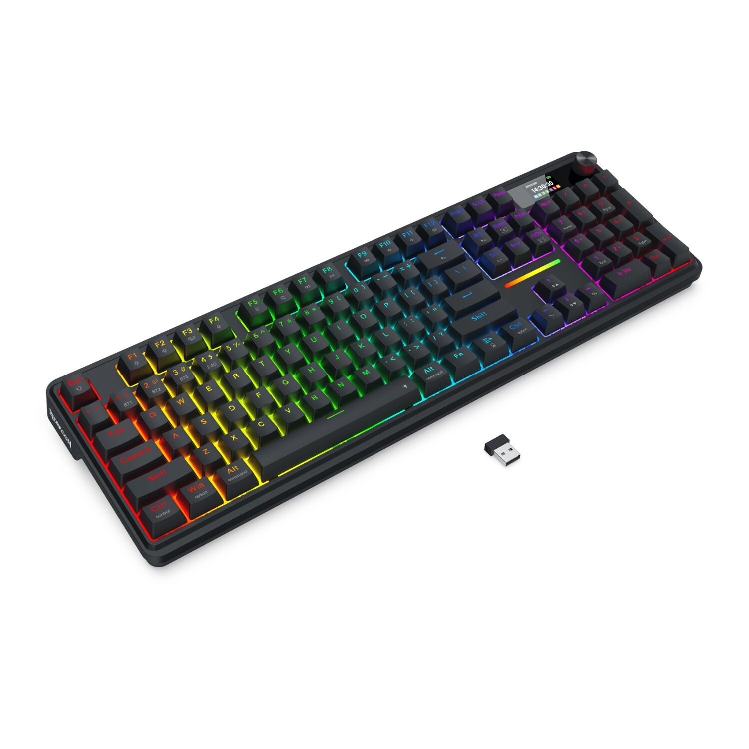 RD-K762RGB-PRO_Redragon_K762_TERRAFLARE_PRO_RGB_Wireles_wr_03 Redragon K762 TERRAFLARE PRO RGB Wireless Gasket Gaming Keyboard