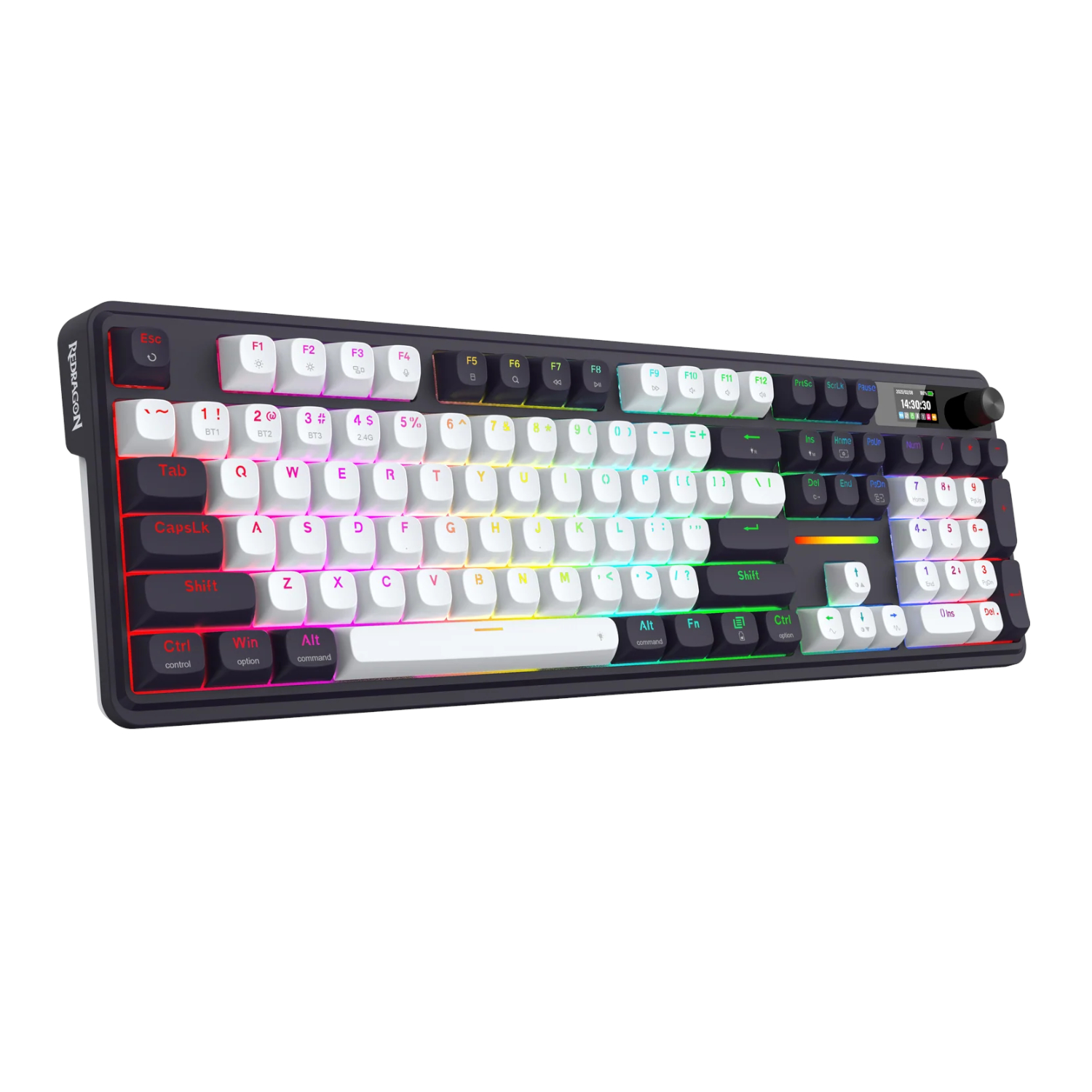 RD-K762WB-RGB-PRO_Redragon-K762WB-RGB-PRO-LCD-Full-size-Gasket-Mechanical-Keyboard-Black_wr_01a Redragon K762WB-RGB-PRO LCD Full-size Gasket Mechanical Keyboard - Black