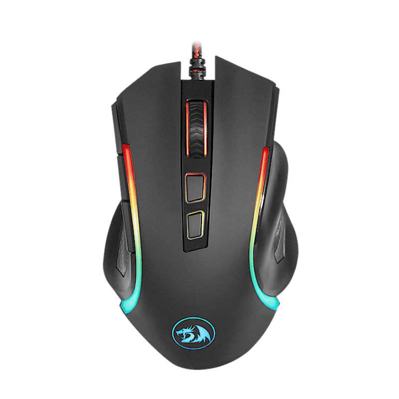 RD-M607_wr_01a REDRAGON GRIFFIN 7200DPI Gaming Mouse - Black