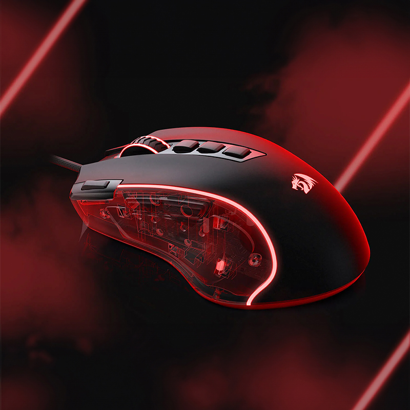 RD-M612-RGB_wr_03-1 REDRAGON PREDATOR 4000DPI RGB Ergo Gaming Mouse - Black