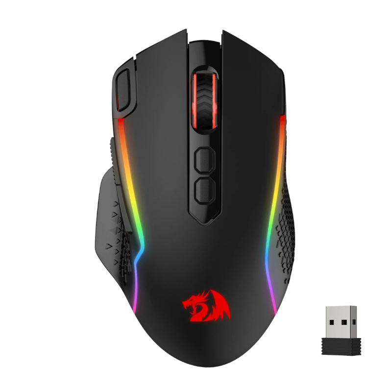 RD-M810RGB-PRO_wr_01 REDRAGON Taipan Pro 10000DPI RGB Wireless Gaming Mouse - Black