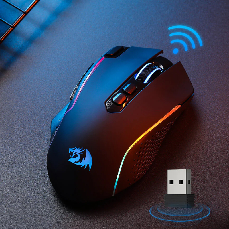 RD-M810RGB-PRO_wr_07 REDRAGON Taipan Pro 10000DPI RGB Wireless Gaming Mouse - Black