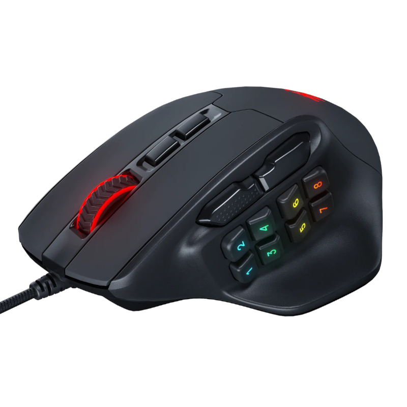 RD-M811-RGB_wr_02 REDRAGON Aatrox 6200DP RGB MMO Gaming Mouse - Black