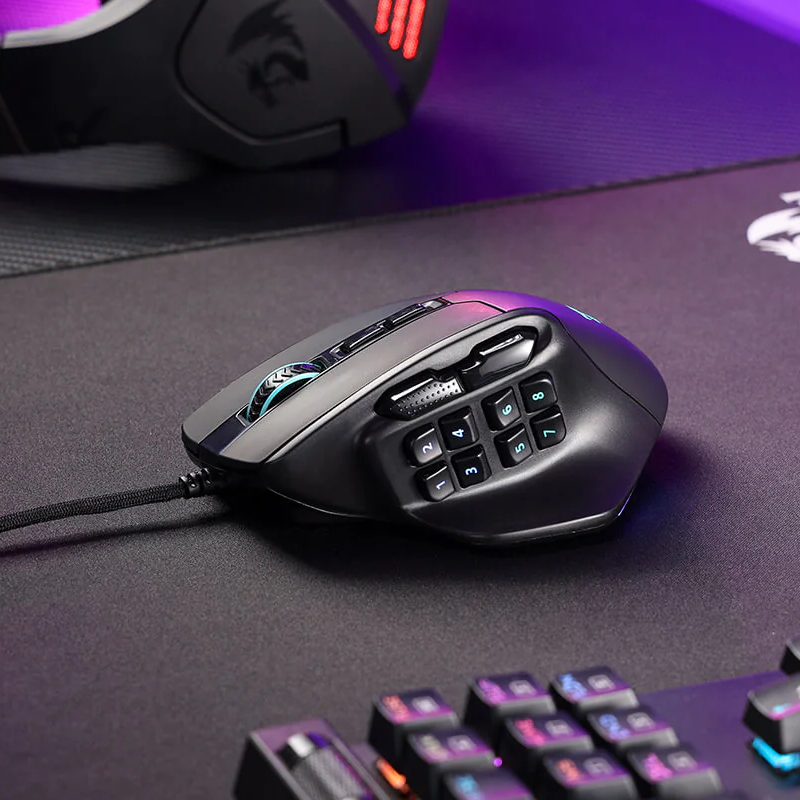 RD-M811-RGB_wr_07 REDRAGON Aatrox 6200DP RGB MMO Gaming Mouse - Black