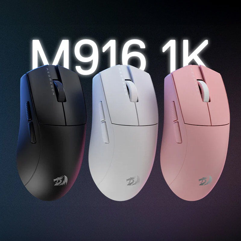 RD-M916-PRO-1K_wr_04.jpeg REDRAGON M916 PRO 1K 3-Mode Wireless Gaming Mouse - Black