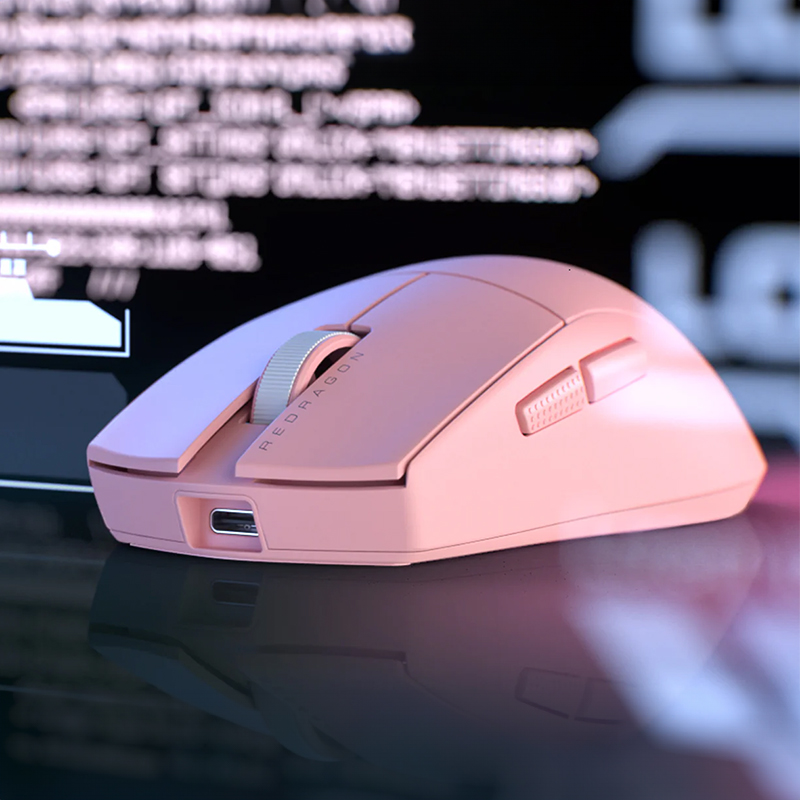 RD-M916P-PRO-1K_wr_04 REDRAGON M916 PRO 1K 3-Mode Wireless Gaming Mouse - Pink