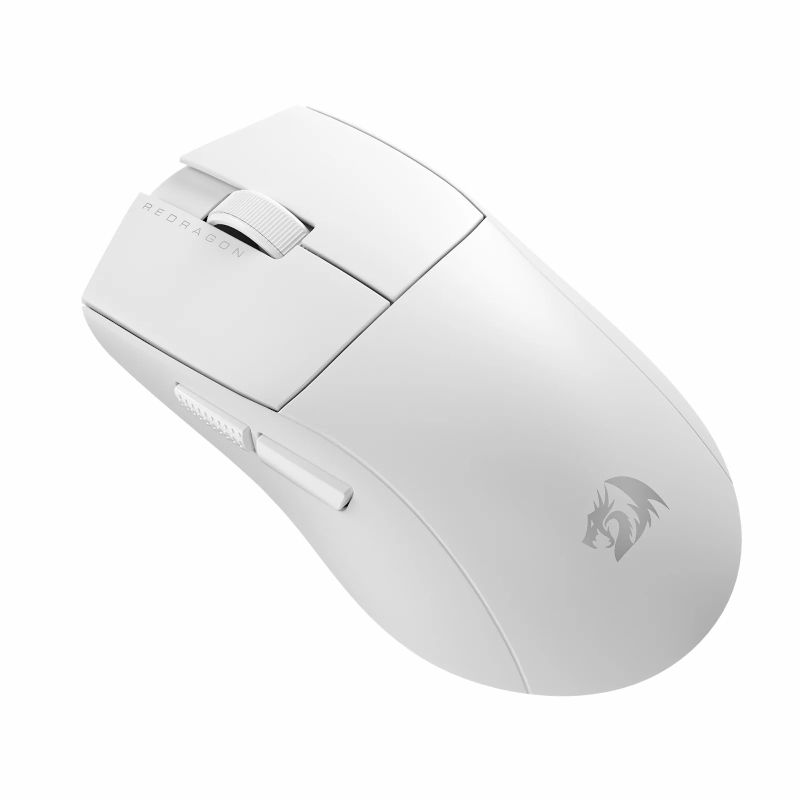 RD-M916W-PRO-1K_wr_02 Redragon M916 PRO 1K 3-Mode Wireless Gaming Mouse – White