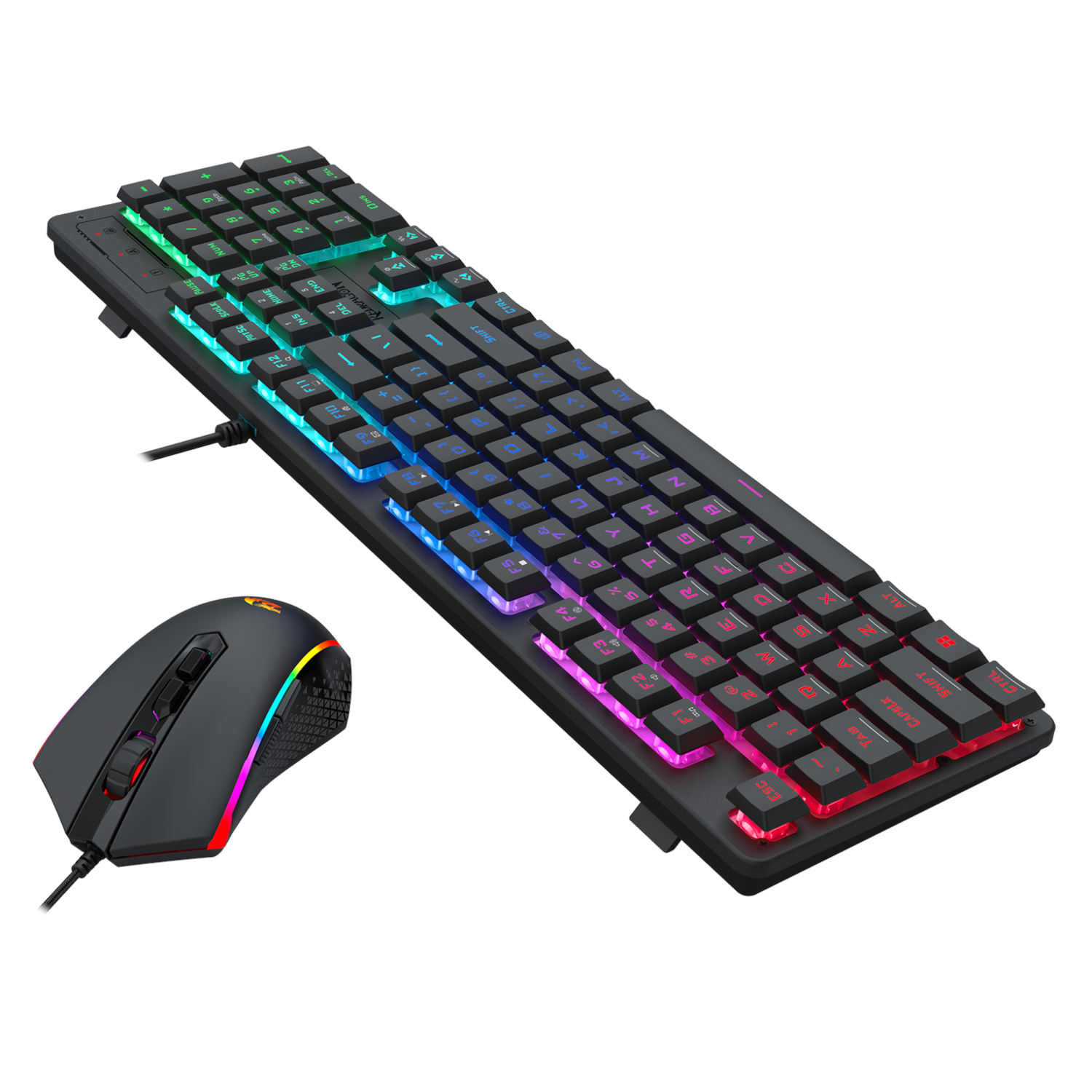 RD-S107-RGB-BA_wr_04 Redragon S107 RGB Gaming Essentials Wired Gaming Keyboard and Mouse Bundle
