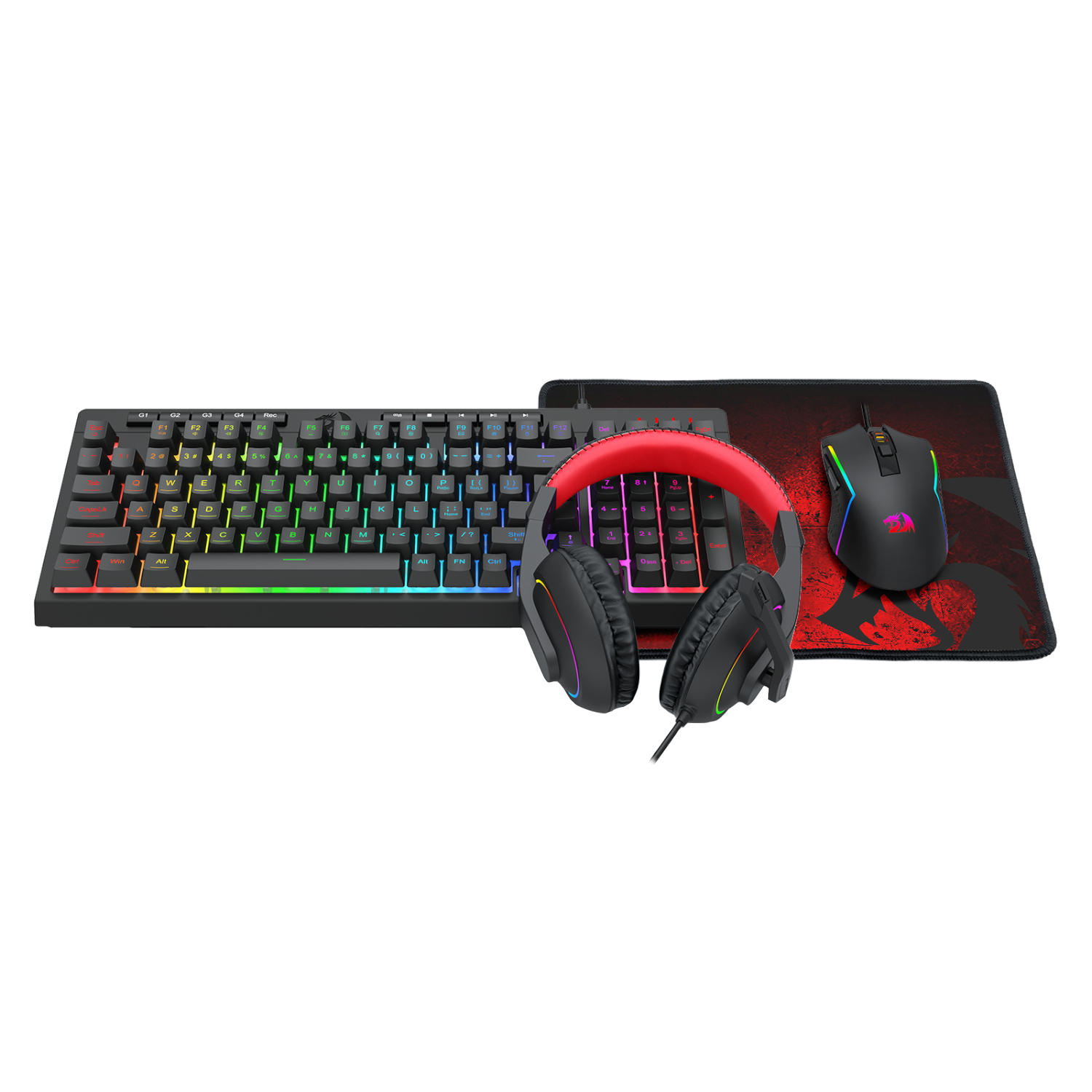 RD-S148_Redragon-4IN1-Gaming-Combo_wr_02 Redragon 4-in-1 Keyboard | Mouse | Mousepad | RGB Headset Gaming Combo