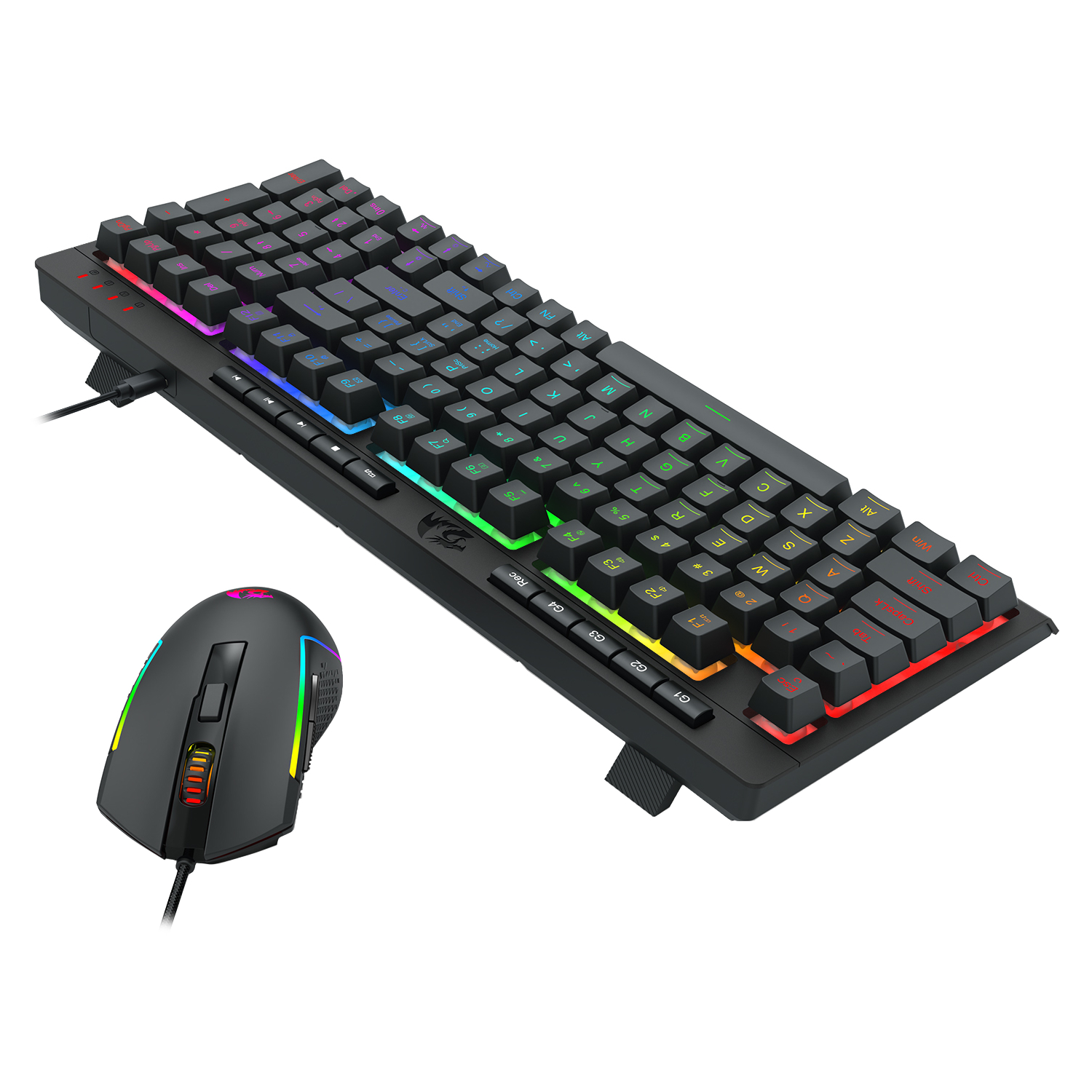 RD-S148_Redragon-4IN1-Gaming-Combo_wr_05 Redragon 4-in-1 Keyboard | Mouse | Mousepad | RGB Headset Gaming Combo