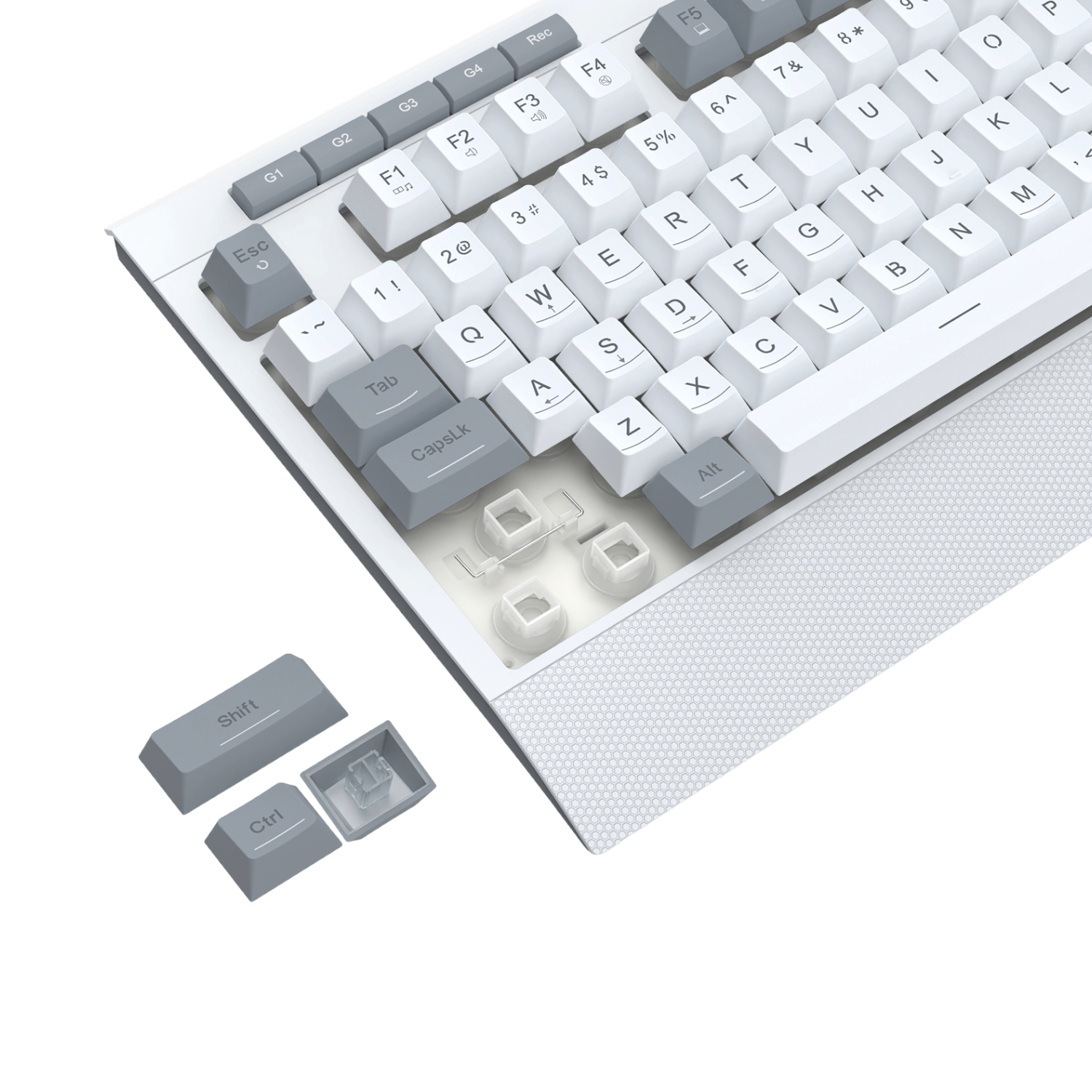 RD-S151W_Redragon-S151-Wired-RGB-Gaming-Kbrd-Mse-Combo-Wht-Gry_wr04 Redragon S151 Wired RGB Gaming Keyboard and Mouse Combo - White and Grey