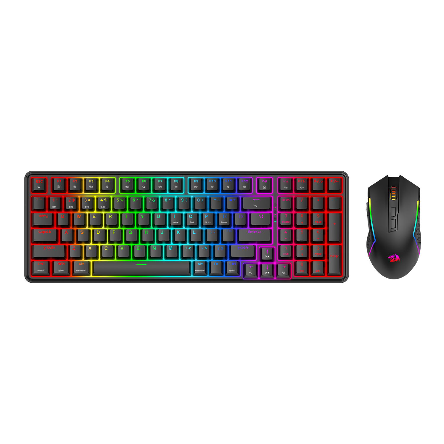 RD-S162_Redragon-S162-2-in-1-RGB-Wireless-Keyboard-and-Mouse-Gaming-Combo-Black_wr_01a Redragon S162 RGB 3-Mode Wireless Mechanical Gaming Keyboard and Mouse Combo - Black