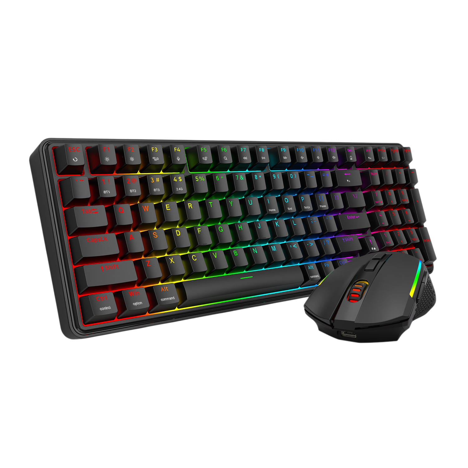 RD-S162_Redragon-S162-2-in-1-RGB-Wireless-Keyboard-and-Mouse-Gaming-Combo-Black_wr_02a Redragon S162 RGB 3-Mode Wireless Mechanical Gaming Keyboard and Mouse Combo - Black