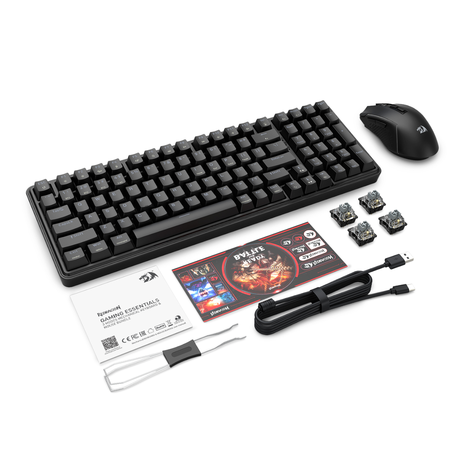 RD-S162_Redragon-S162-2-in-1-RGB-Wireless-Keyboard-and-Mouse-Gaming-Combo-Black_wr_07a Redragon S162 RGB 3-Mode Wireless Mechanical Gaming Keyboard and Mouse Combo - Black