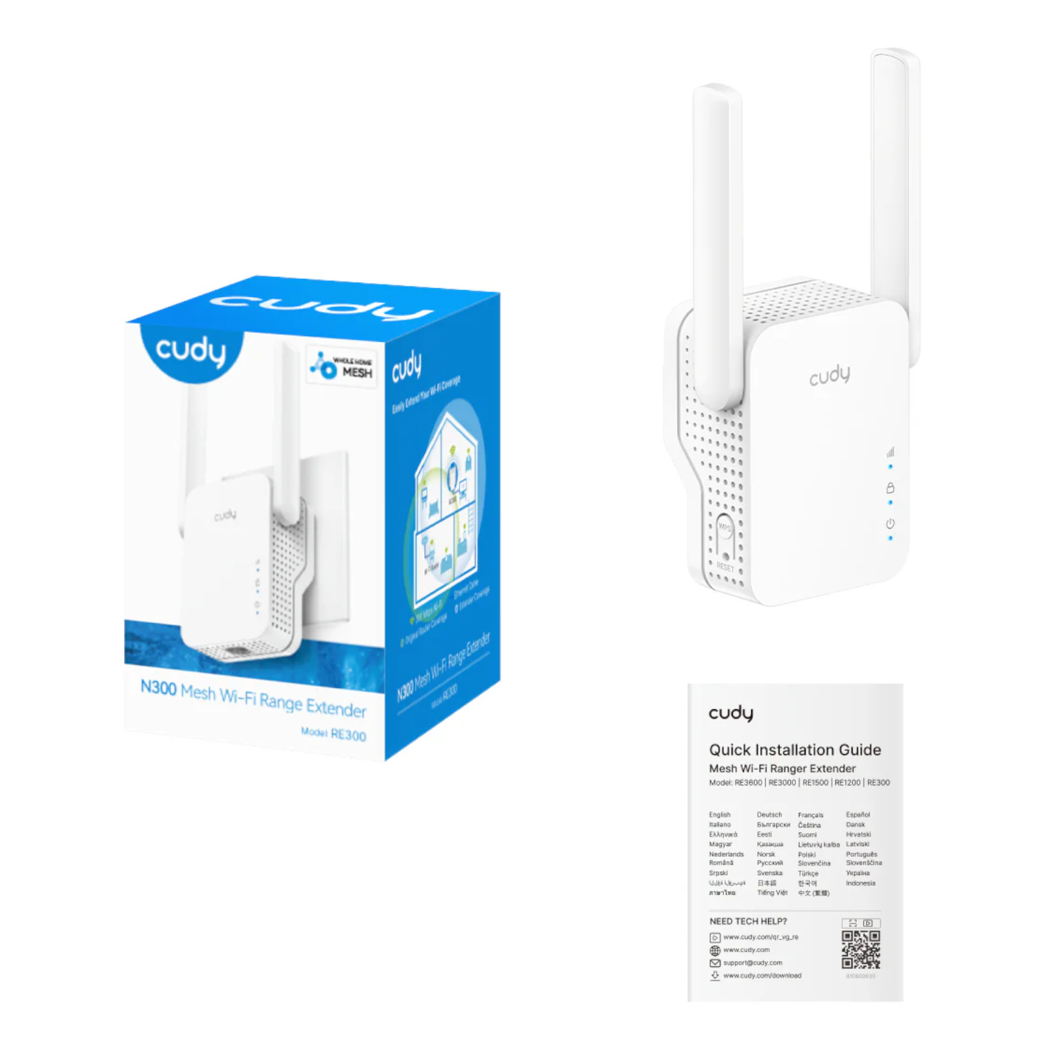 RE300_Cudy-N300-Mesh-Wi-Fi-Range-Extender-White_wr_04a Cudy N300 Mesh Wi-Fi Range Extender | Wall Plug