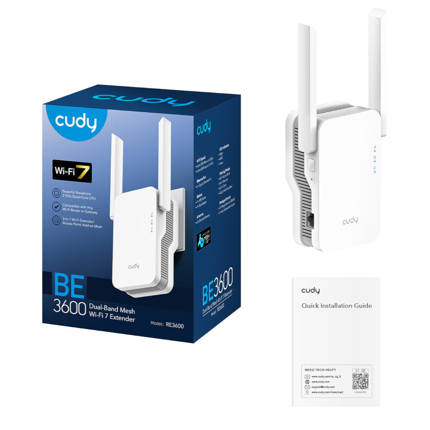 RE3600_Cudy-BE3600-Dual-Band-Mesh-Wifi-7-Extender_04 Cudy BE3600 Dual-Band Wi-Fi 7 Mesh Range Extender (Wall Plug) - White