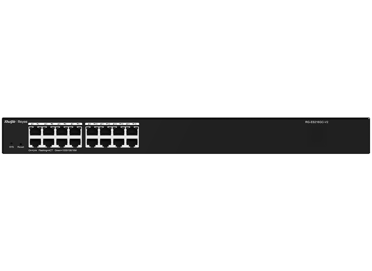 RG-ES216G Reyee 16 Port Gigabit Smart Managed Switch