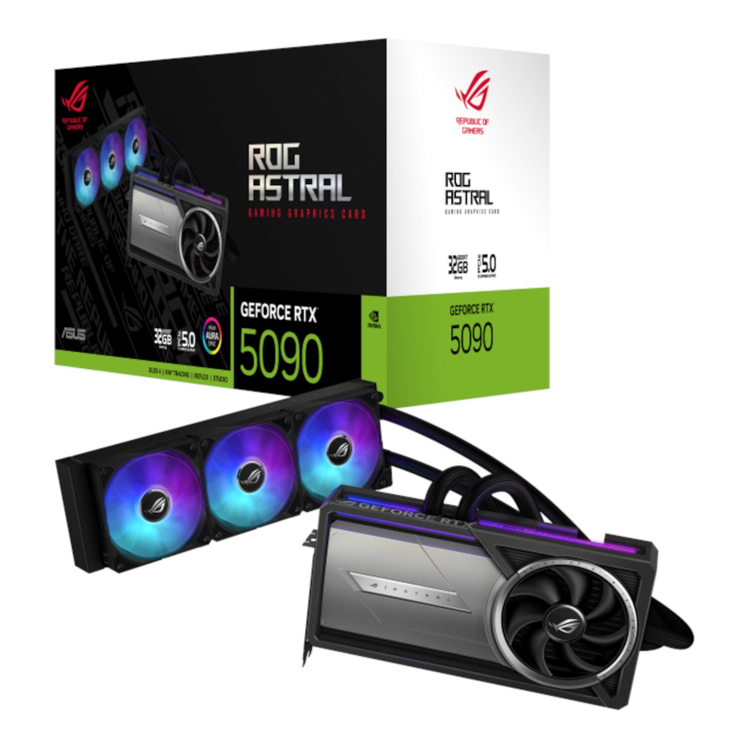 ROG-ASTRAL-LC-RTX5090-O32-wr-01-1 Asus ROG Astral LC GeForce RTX 5090 32GB GDDR7 OC Edition
