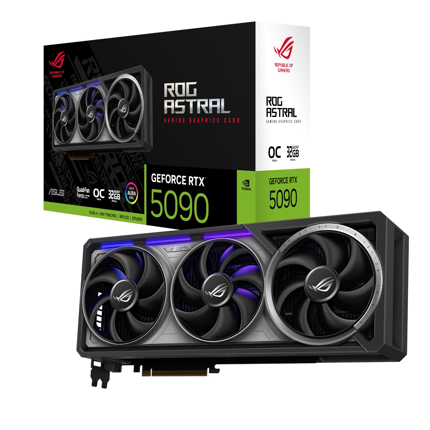 ROG-ASTRAL-LC-RTX5090-O32-wr-01 Asus ROG Astral GeForce RTX 5090 32GB GDDR7 OC Edition