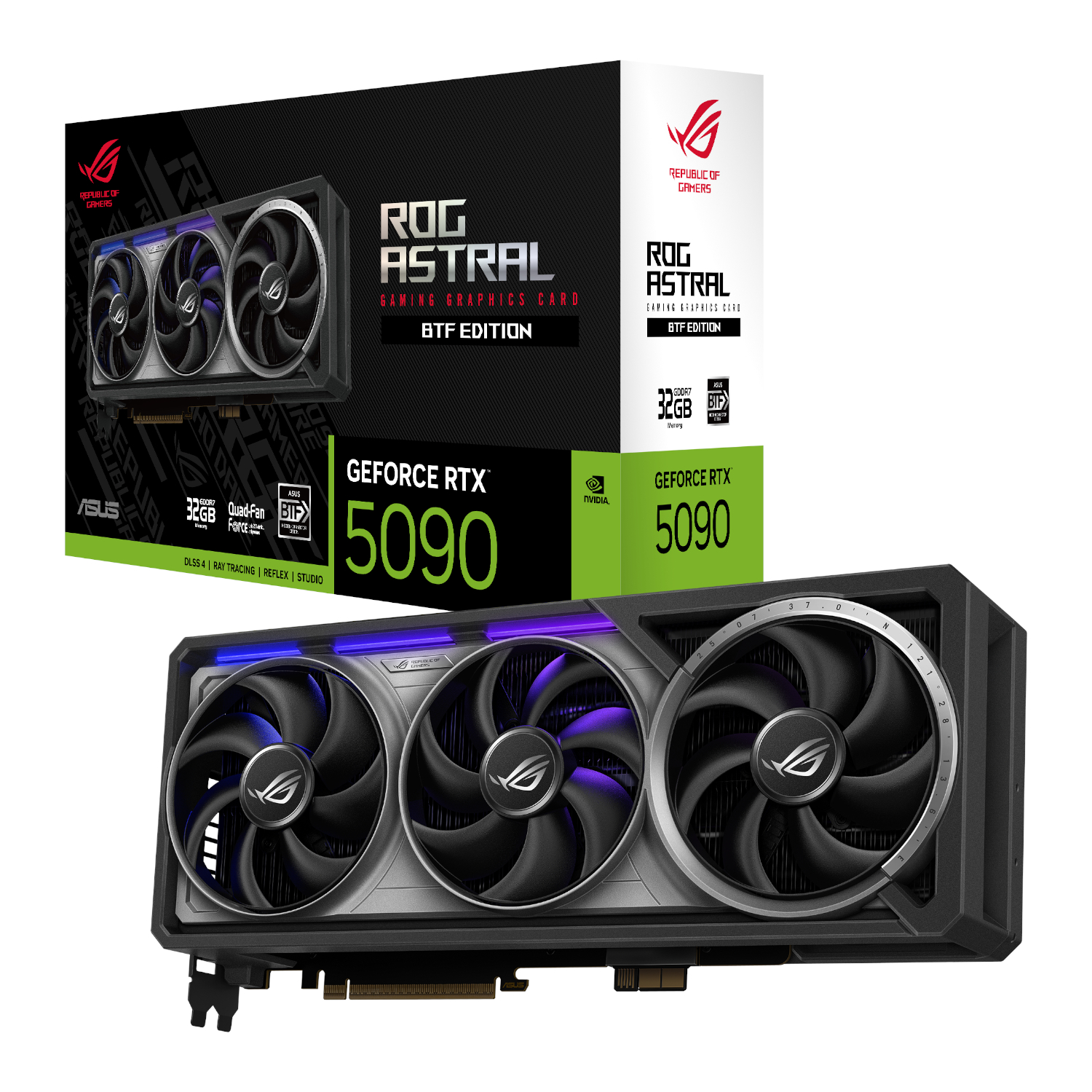 ROG-ASTRAL-RTX5090-O32BTF_Asus-ROG-Astral-GeForce-RTX-5090-32GB-GDDR7-BTF-Edition-Graphics-Card-Black_wr_01a Asus ROG Astral GeForce RTX 5090 32GB GDDR7 BTF Edition Graphics Card