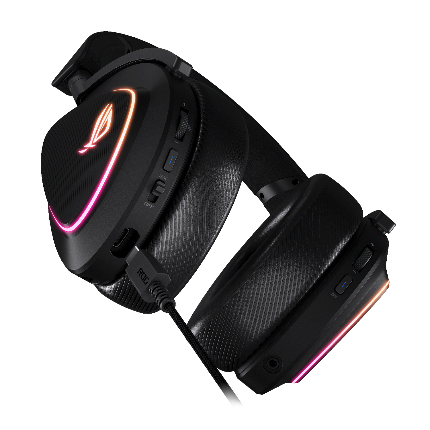 ROG-DELTA-II_Asus-ROG-Delta-II-RGB-Stereo-Gaming-Headset-Black_wr_05a ASUS ROG Delta II Multi Platform Black Wireless Gaming Headset