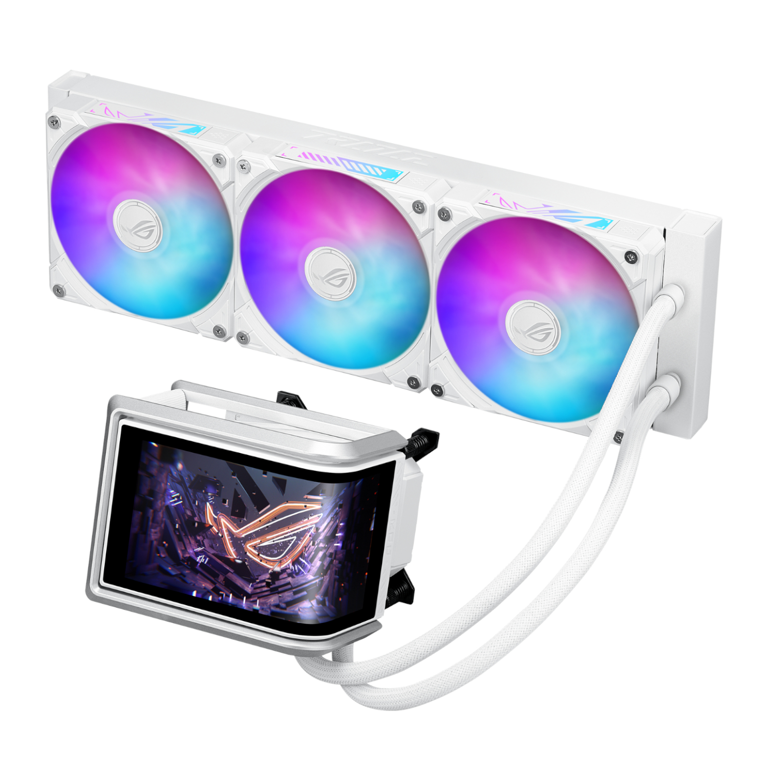 ROGRYUOIV360ARGB-WH_ASUS-ROG-RYUO-IV-360-ARGB-Liquid-CPU-Cooler-White_wr_02a ASUS ROG RYUO IV 360 ARGB Liquid CPU Cooler White Edition