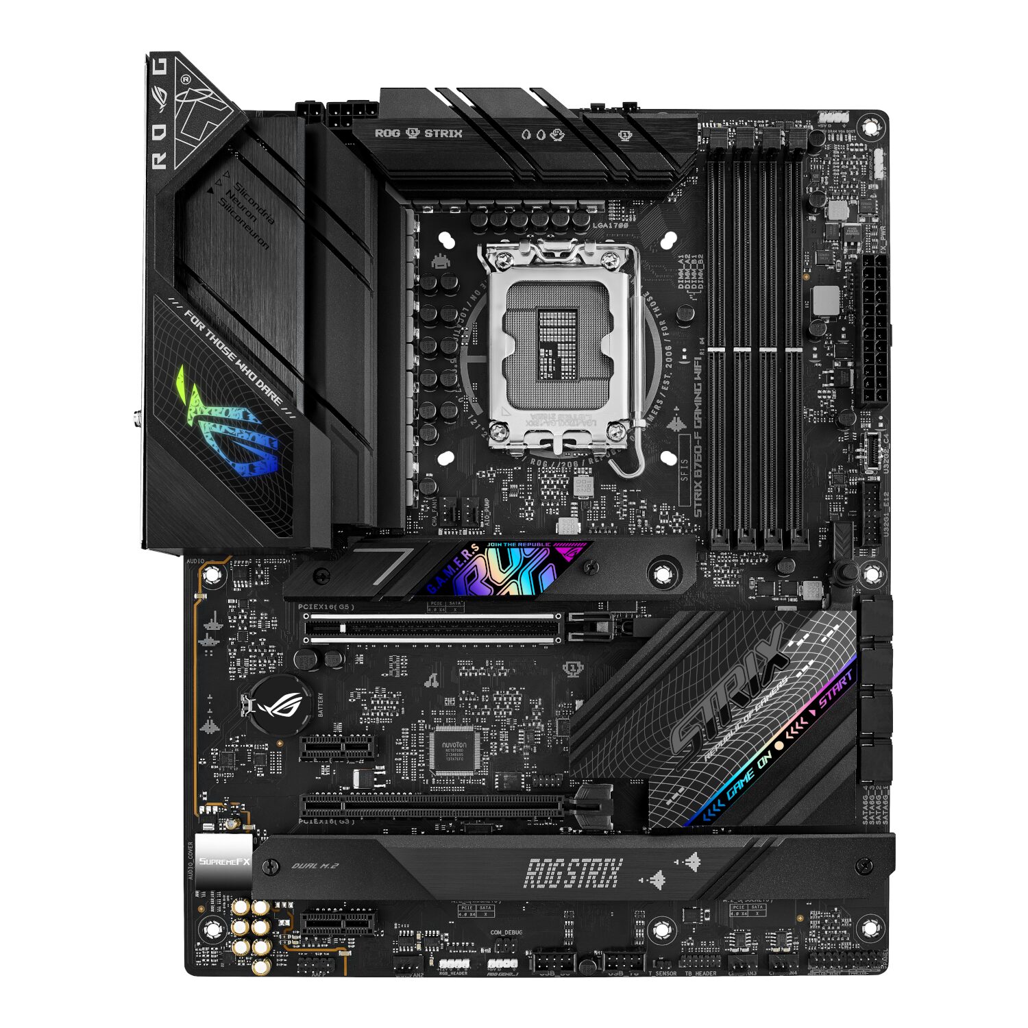 ROGSTRIXB760-FGAMINGWIFI-WR-02 Asus ROG Strix B760-F Gaming WiFi Motherboard - Intel LGA1700