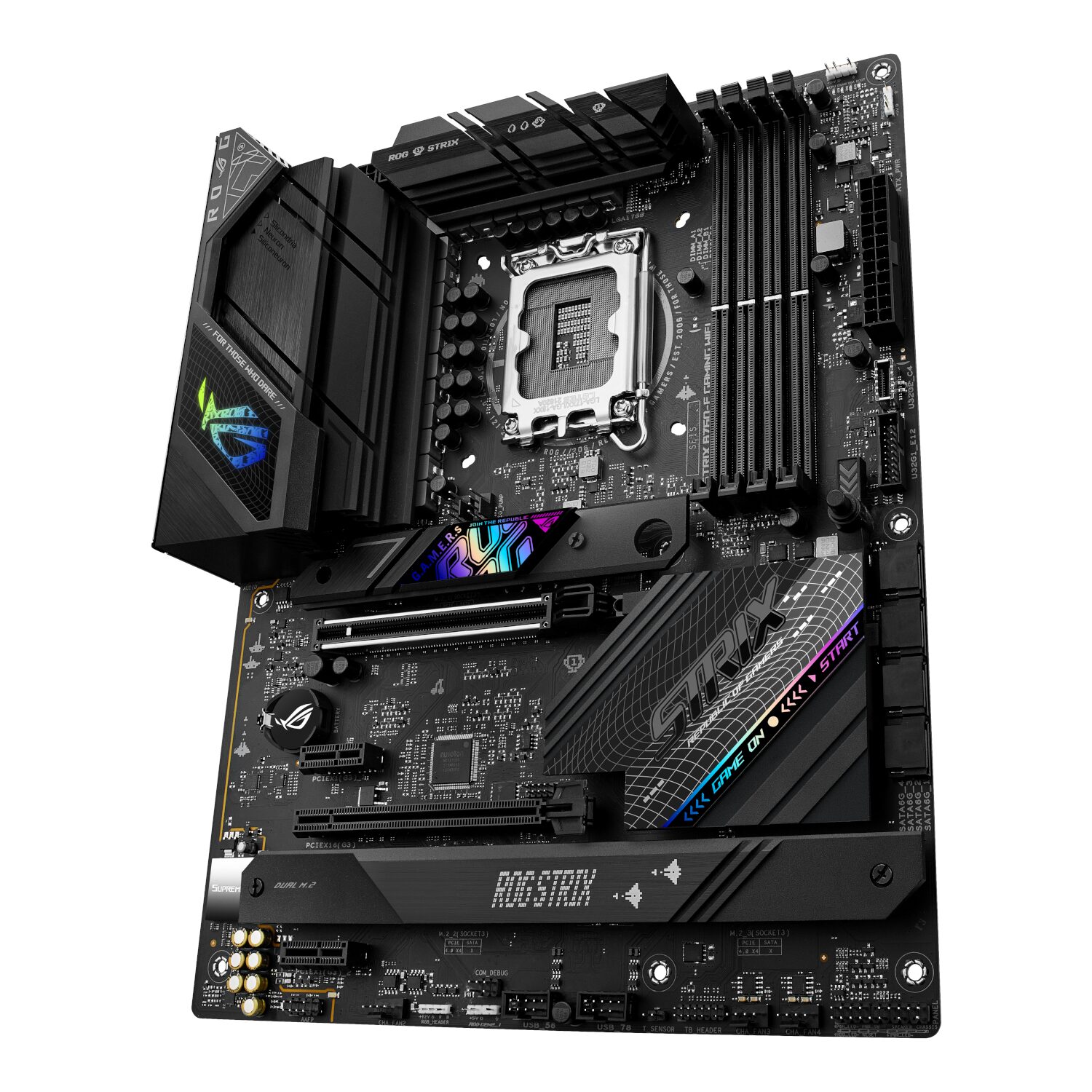 ROGSTRIXB760-FGAMINGWIFI-WR-03 Asus ROG Strix B760-F Gaming WiFi Motherboard - Intel LGA1700