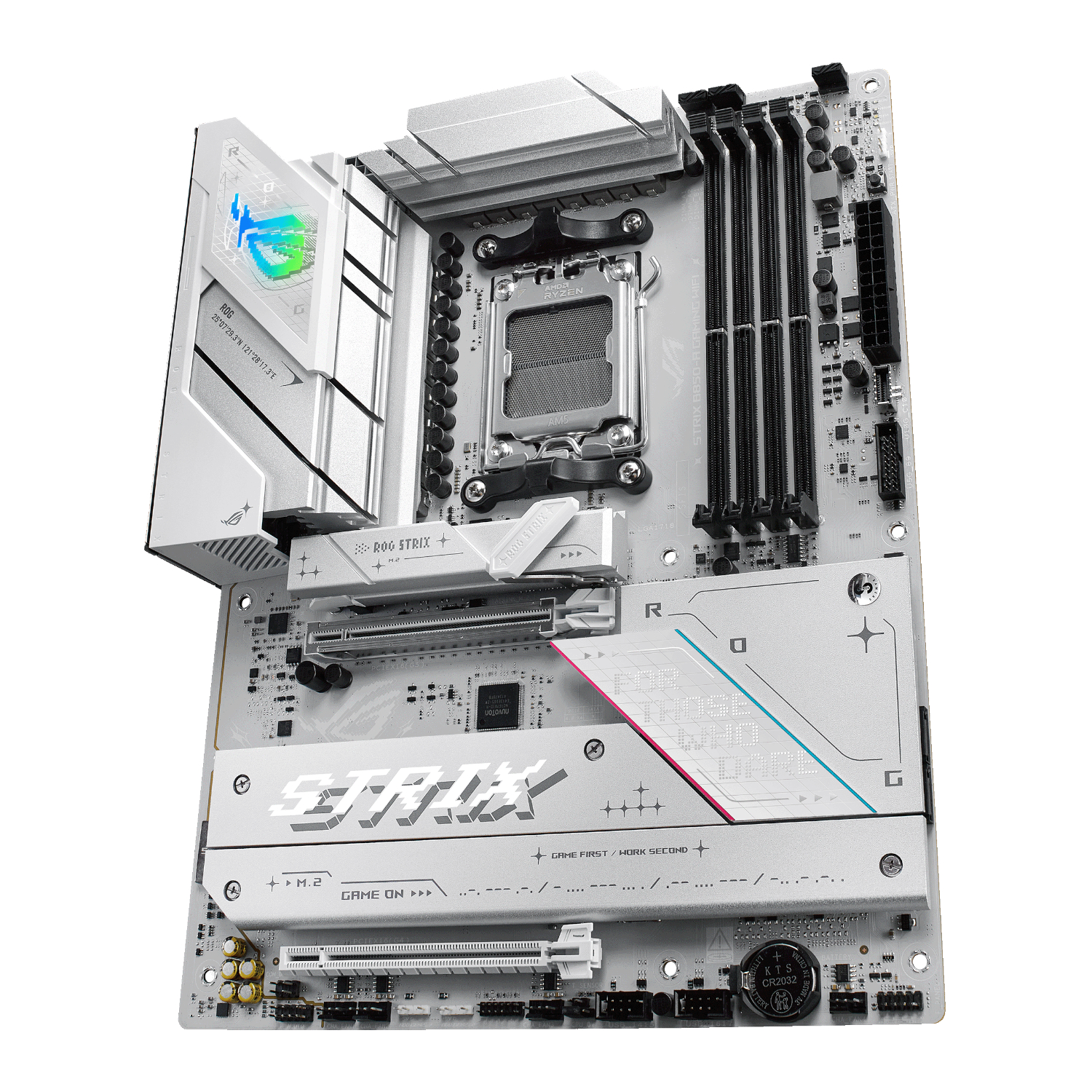 ROGSTRIXB850-AGAMINGWIFI_Asus-ROG-Strix-B850-A-Gaming-Wi-Fi-AM5-ATX-Motherboard-White_wr_04 ASUS ROG STRIX B850-A Gaming AM5 ATX Gaming Motherboard
