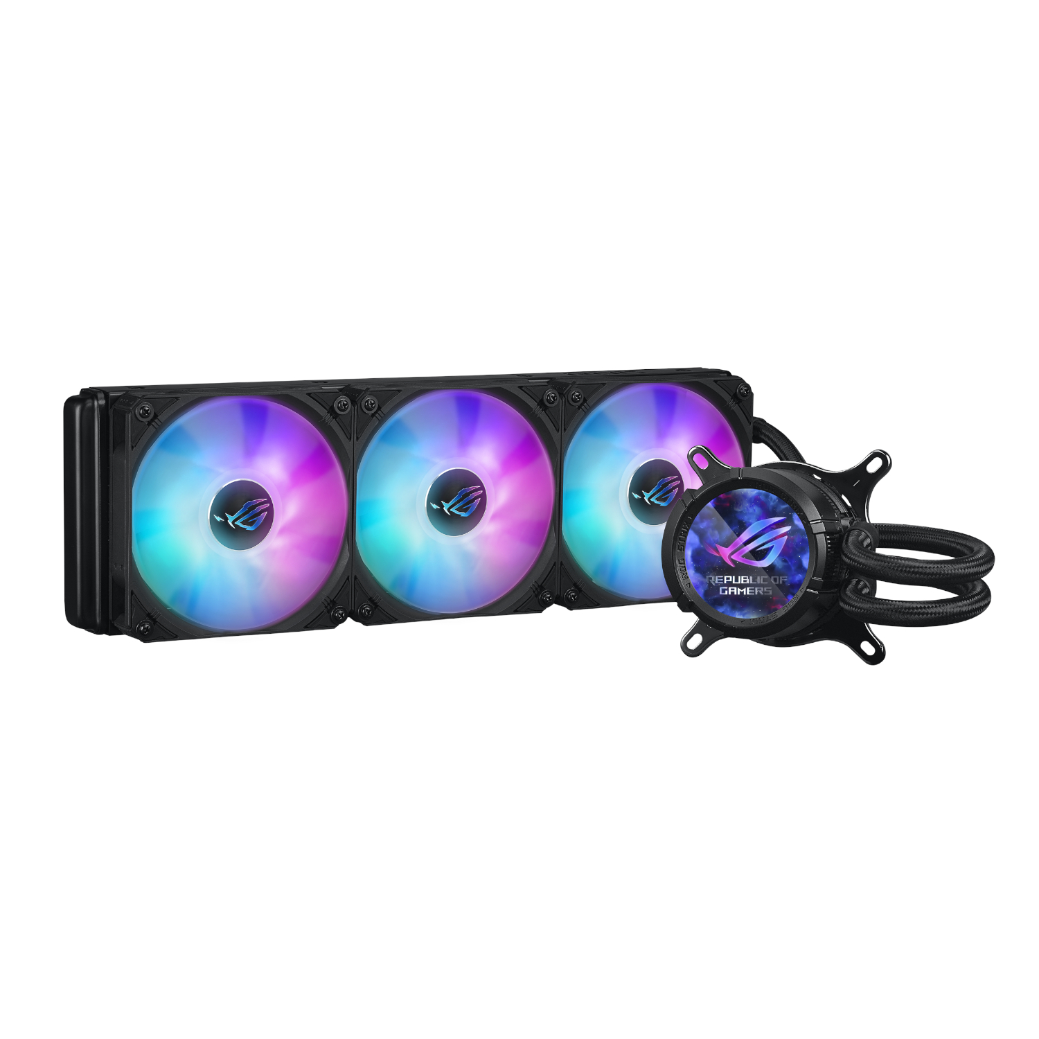ROGSTRIXLCIII360ARGBLCD_Asus-ROG-STRIX-LC-III-360-ARGB-LCD-All-in-one-CPU-Liquid-Cooler-Black_wr_02a Asus ROG STRIX LC III 360 ARGB LCD All-in-one CPU Liquid Cooler - Black