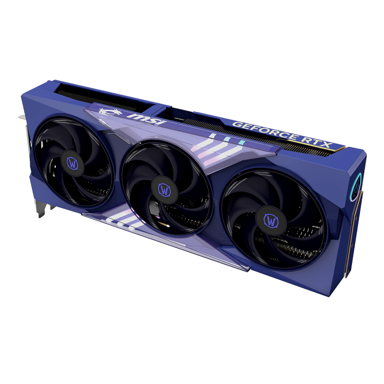RTX5070WOWMIDVOIDOC12GB_MSI-GeForce-RTX-5070-12GB-World-of-Warcraft-MIDNIGHT-VOID-EDITION-OC-Graphics-Card_wr_04a MSI GeForce RTX 5070 12GB World of Warcraft MIDNIGHT VOID EDITION OC Graphics Card