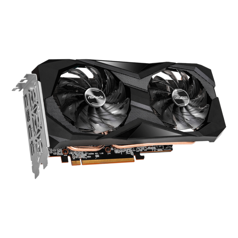 RX7600CHALLENGER8GOC_wr_03 ASRock Radeon RX7600 Challenger 8G OC GDDR6 128-BIT Graphics Card
