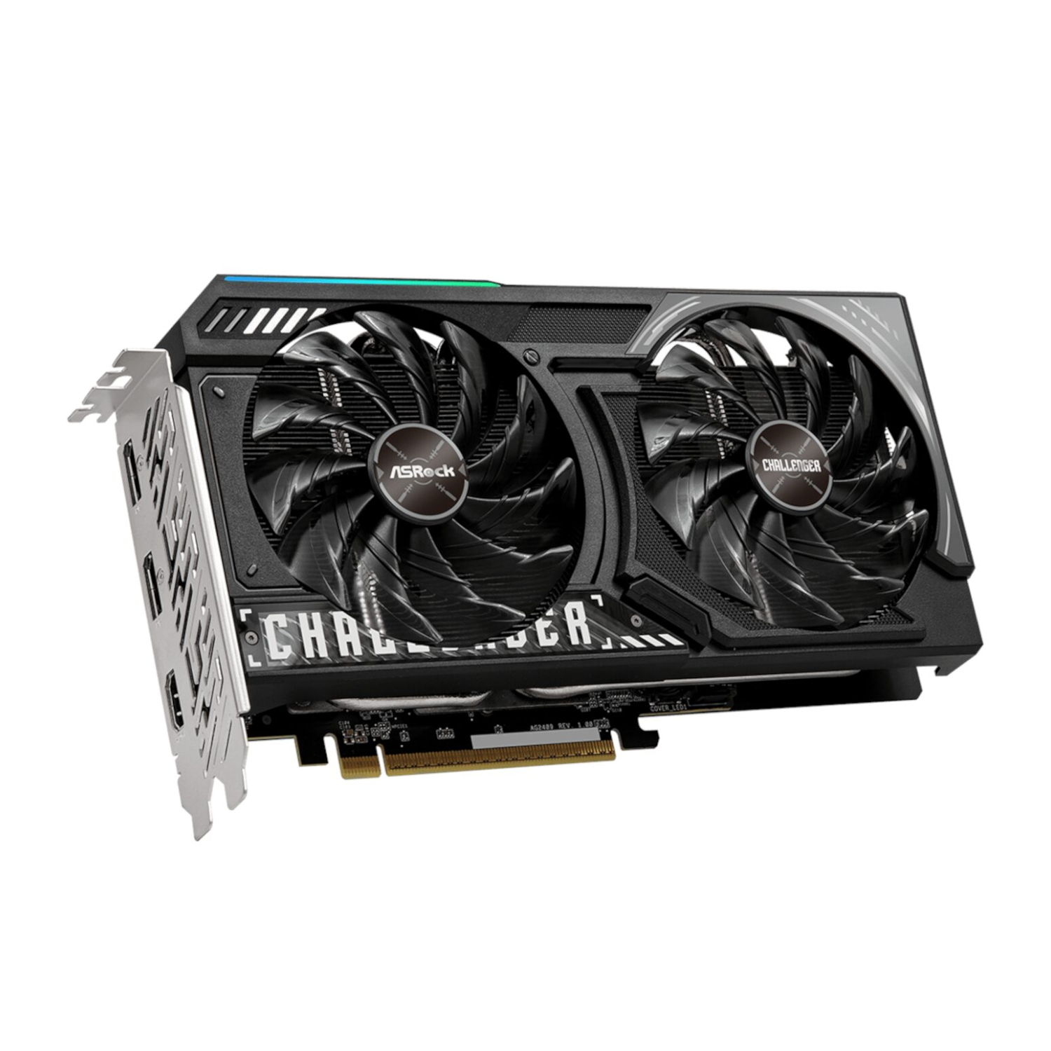 RX9060XTCHALLENGER16G_ASRock-AMD-Radeon-RX-9060-XT-Challenger-16GB-OC_wr_04a ASRock Radeon RX 9060 XT Challenger 16GB OC Graphics Card (RDNA™ 4, PCIe 5.0)