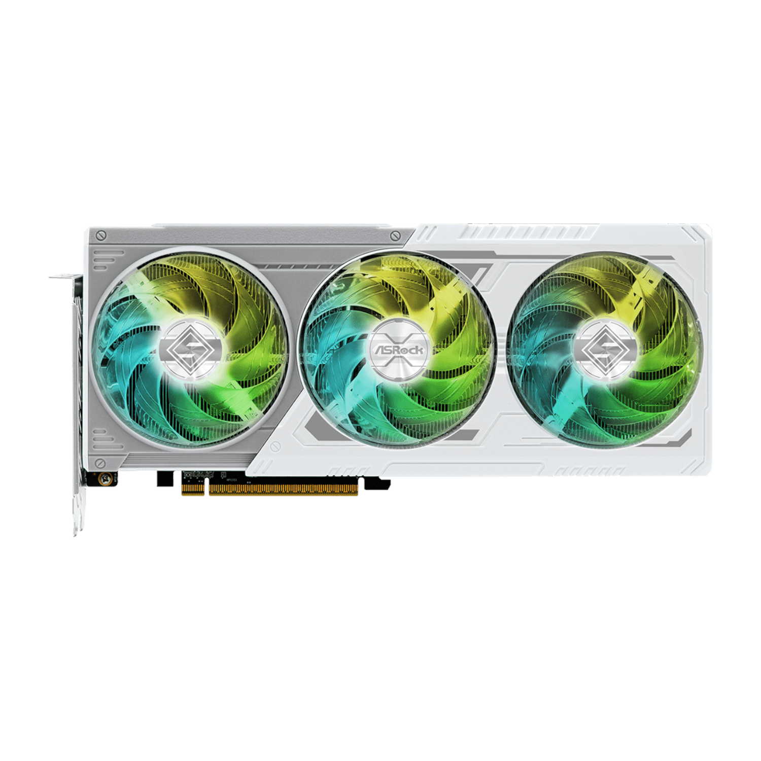 RX9060XTSTEELLEGEND16G_ASRock-AMD-Radeon-RX-9060-XT-Steel-Legend-16GB-OC-Graphics-Card-White_wr_02 ASRock Radeon RX9060 XT Steel Legend 16G Graphics Card