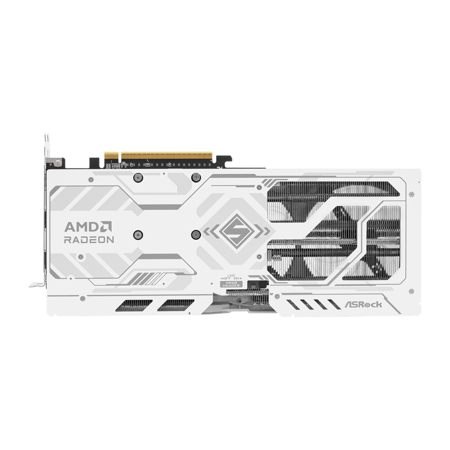 RX9060XTSTEELLEGEND16G_ASRock-AMD-Radeon-RX-9060-XT-Steel-Legend-16GB-OC-Graphics-Card-White_wr_05 ASRock Radeon RX9060 XT Steel Legend 16G Graphics Card