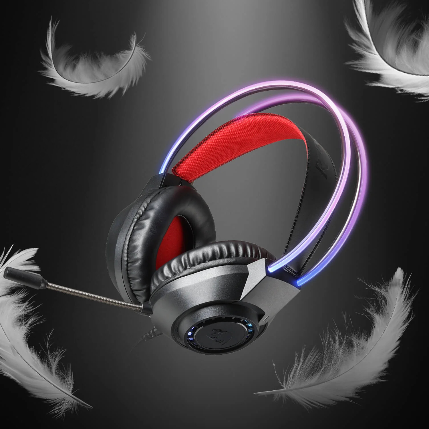 Redragon-SCREAM-H231-Wired-Gaming-Headset-wr-05 Redragon SCREAM Over-Ear RGB Gaming Headset - Black