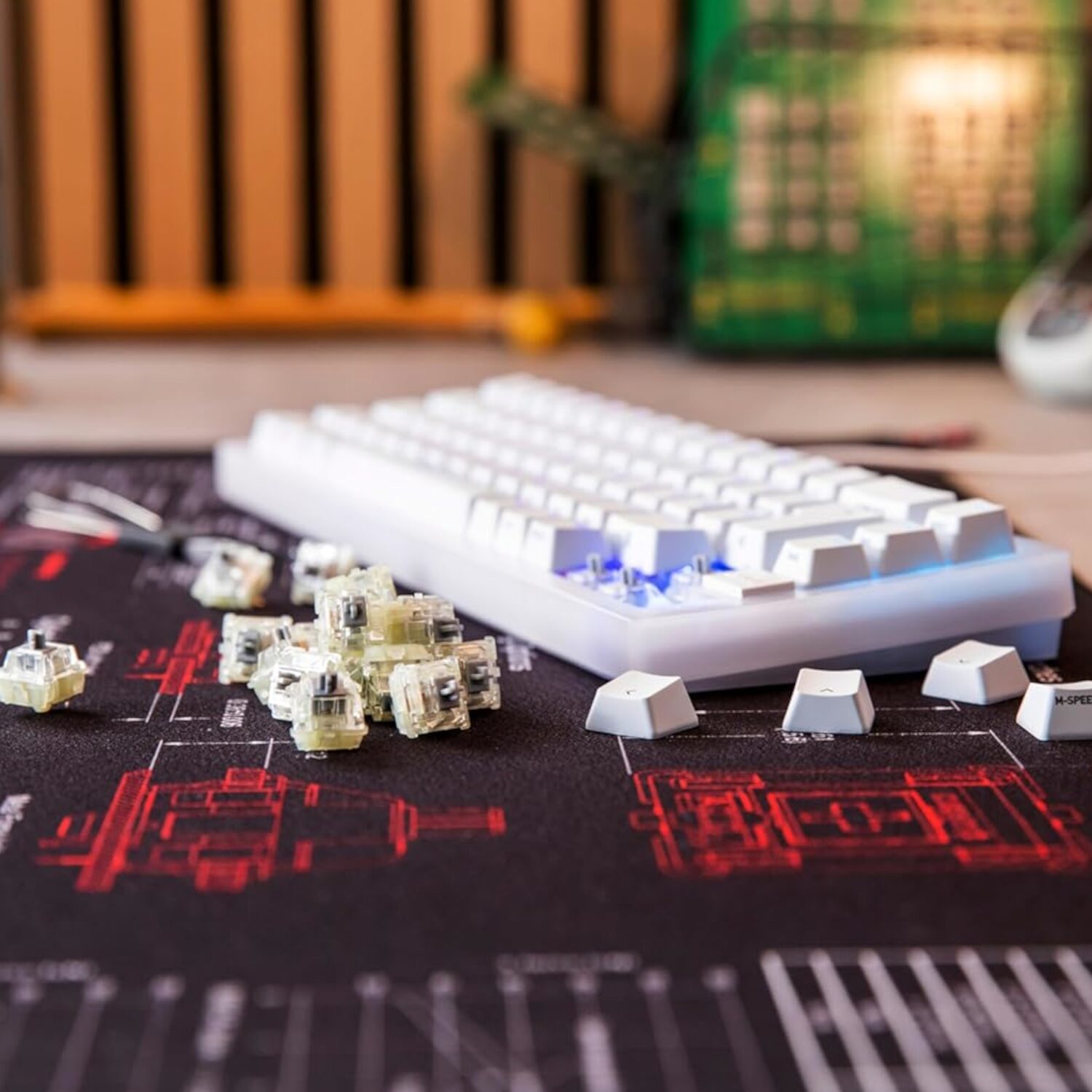 SILVER-6 Keychron CHERRY MX2A Speed Silver RGB Switch Set