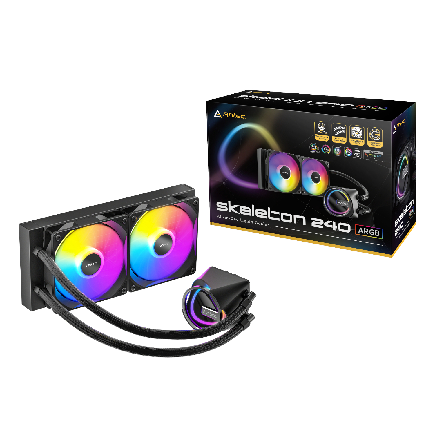 SKELETON-240-ARGB_Antec-Skeleton-240-ARGB-240mm-AIO-Liquid-Cooler-Black_wr_06 Antec Skeleton 240 ARGB CPU Liquid Cooler Black