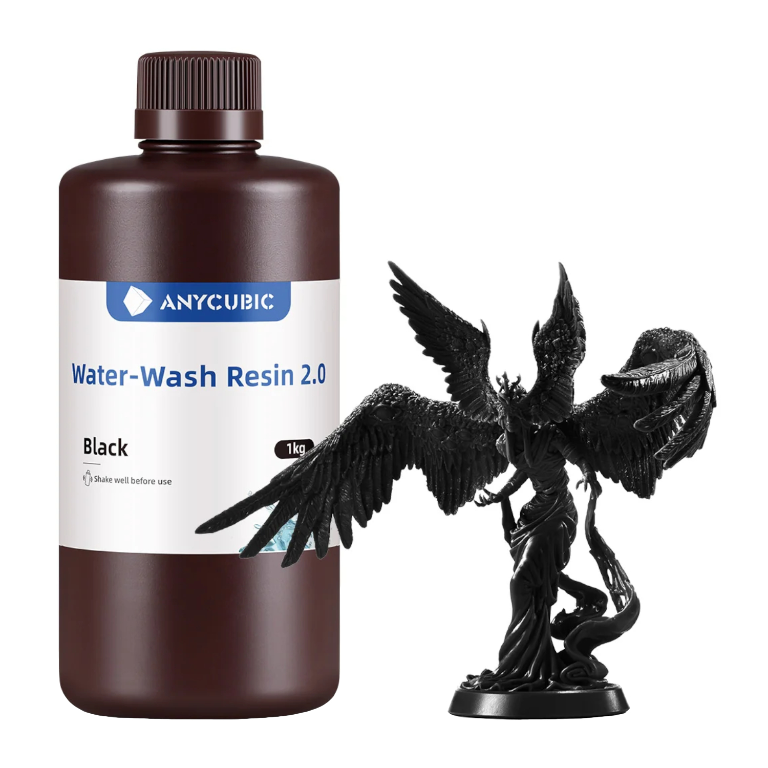 SSX2BK-103A_Anycubic-Water-Wash-Resin-2.0-Black_wr_01a Anycubic Water Wash Resin 2.0 – Black