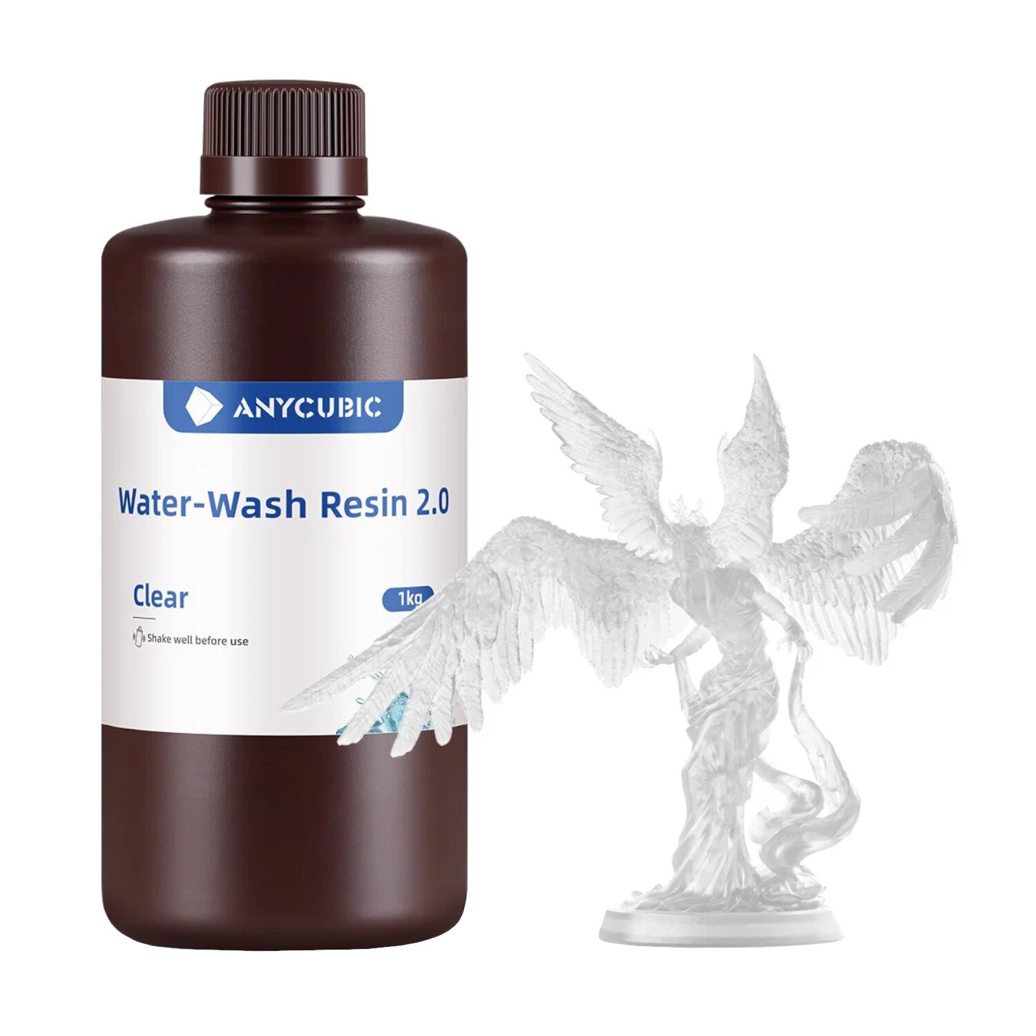SSX2CL-103A_Anycubic_Water_Wash_Resin_20_-_Clear_wr_01 Anycubic Water Wash Resin 2.0 - Clear