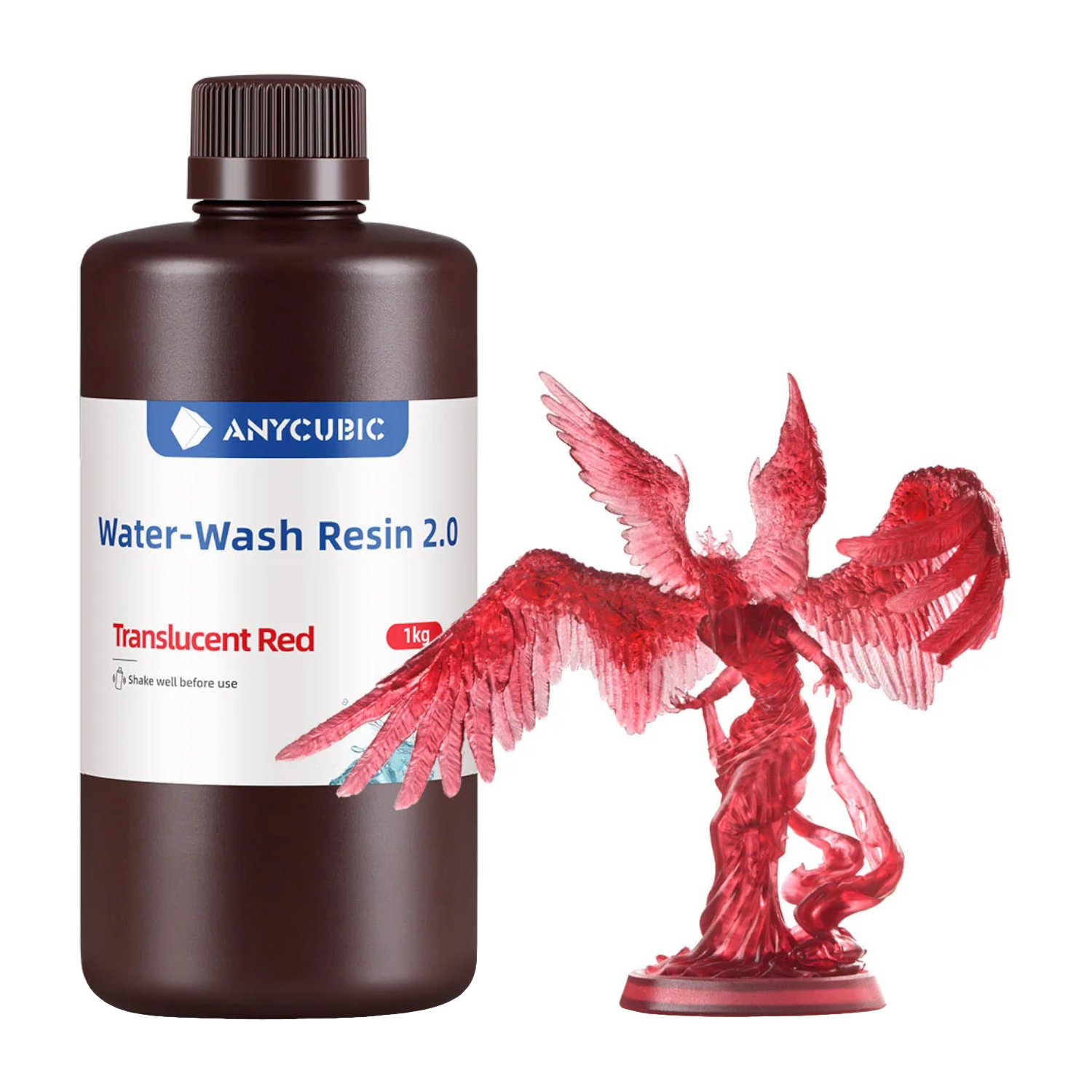 SSX2TR-103A_Anycubic-Water-Wash-Resin-2.0-Trasnslucent-Red_wr_01a Anycubic Water Wash Resin 2.0 – Translucent Red