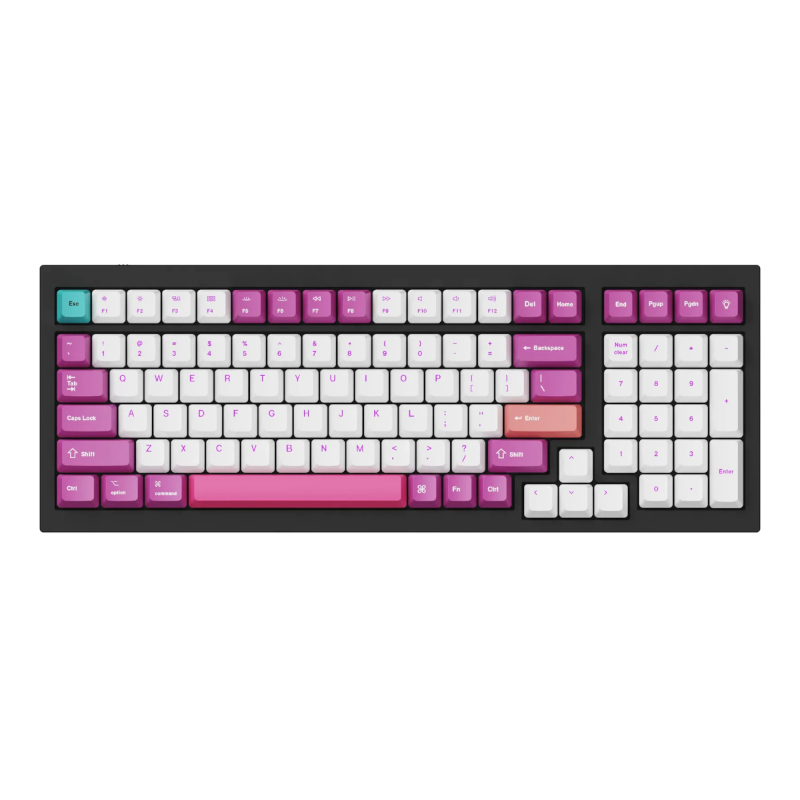 T4_wr_02 Keychron OEM Dye-Sub PBT Full Set Keycap Set - Unicorn