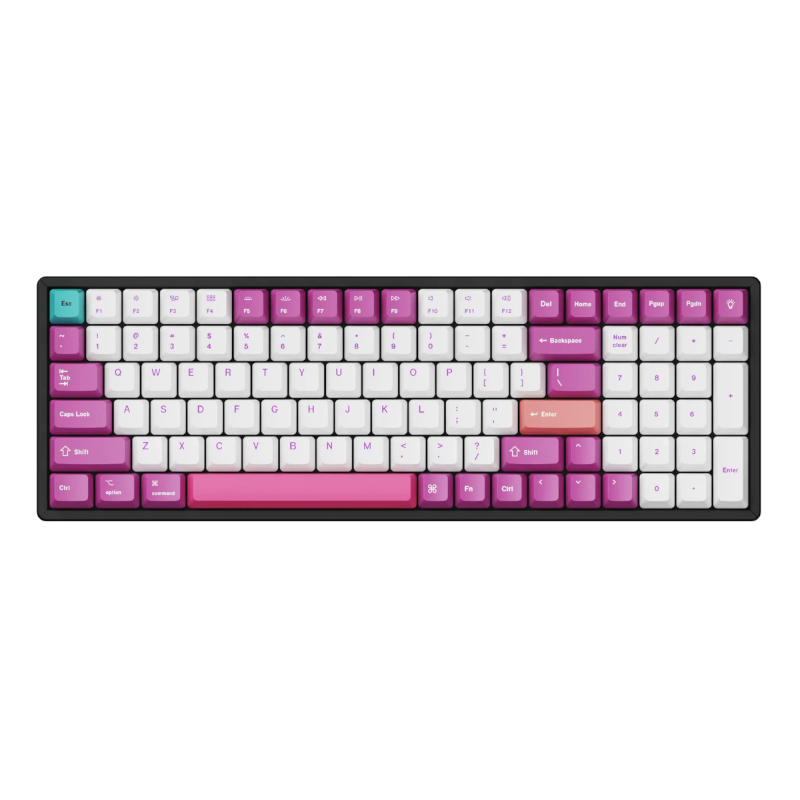 T4_wr_03 Keychron OEM Dye-Sub PBT Full Set Keycap Set - Unicorn
